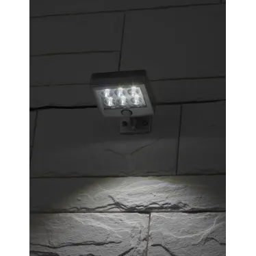 Прожектор с датчиком движения c выносной солнечной батареей, 6LED,150lm ERAFS024-07