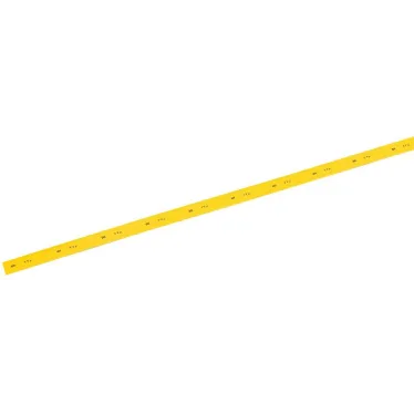 Трубка термоусаживаемая ТТУ 1/0.5 желтая (1м)