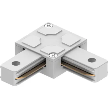 Коннектор угловой белый для шинопровода CAB1005