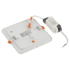 Светильник светодиодный ДВО-9W 4000К 360Лм a 146мм IP20 квадратный