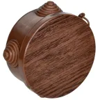 Коробка распределительная КМ 65х40мм для наружного монтажа IP54 4 вв. дуб