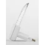 Ночник - светильник светодиодный в розетку с датчиком освещенности белый NN-619-LS-W ЭРА