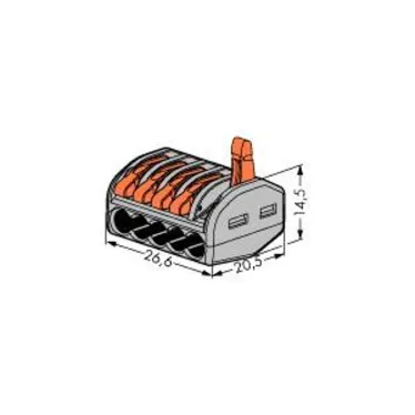Клемма 5x0.08-2.5мм