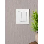 Валенсия выключатель 2-кл. 10А белый проходной