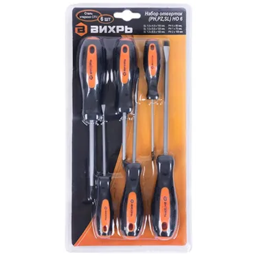 Набор отверток (PH PZ SL) НО 6