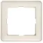 W59 Рамка 1 пост бежевая