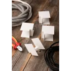 Угол внутренний (60х40) (4 шт) Plast PROxima белый