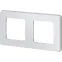 Рамка 2 поста INSPIRIA белая