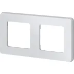 Рамка 2 поста INSPIRIA белая