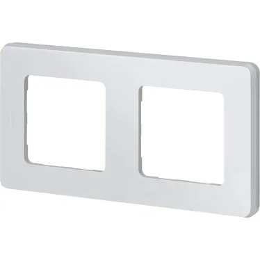 Рамка 2 поста INSPIRIA белая