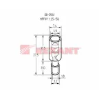 Разъем штекерный полностью изолир штекер 4 мм 0.5-1.5 кв мм (РШПи-п 1.5-4 РшИпп 1,25-4) красный, REXANT