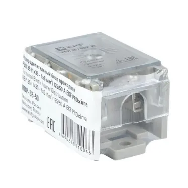 Блок распределительный проходной РБП 35 1х35-4х6кв.мм 125/50 А PROxima