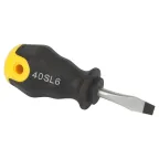 Отвертка SL 6х40 мм шлицевая двухкомпонентная рукоятка