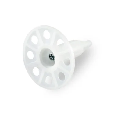 Тарельчатый дюбель гриб с гвоздем для ПМ IN60 белый (100 шт/уп)