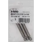 Бита крестовая серия Industrial PZ 3X100, 3 шт