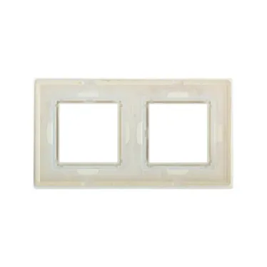 Рамка из натурального стекла, ''Avanti'', светло-зеленая, 4 модуля