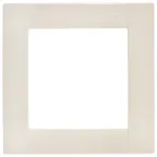 15 Рамка на 1 пост слоновая кость