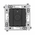 Avanti Диммер поворотный в стену, , Черный матовый