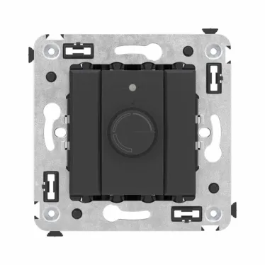 Avanti Диммер поворотный в стену, , Черный матовый