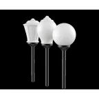 Светодиодный светильник парковый Omni-R торшерный 40 Вт 4000 K RAL9005 черный муар | V1-S0-90521-40000-6504040 | VARTON