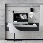 Светильник настольный GTL003 60W 220-240V E27 белый струбцина и основание 1/12 | GT0031 | Gauss