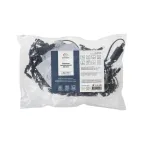 Гирлянда светодиодная Айсикл (Бахрома) 4,8х0,6 м, эффект мерцания, черный провод, 230 В, диоды теплый белый, 176 LED | 255-176 | NEON-NIGHT
