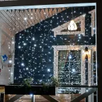 Гирлянда "Светодиодный Дождь" 2х3м, эффект мерцания, черный провод, 230 В, диоды БЕЛЫЕ, 760 LED | 235-201 | NEON-NIGHT