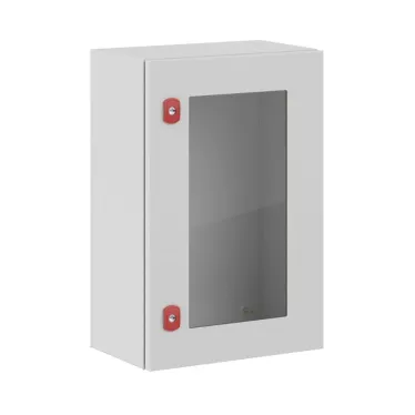 Щит с монтажной панелью ЩМП 600x400x250мм серия ST c прозрачной дверью