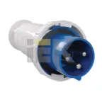 Вилка 033 2Р+РЕ 63А 220В IP54