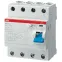 Выключатель дифференциальный (УЗО) FH204AC-63/0,3 63А 300мА | 2CSF204003R3630 | ABB
