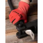 Перчатки PROFI нейлоновые с рельефным латексом