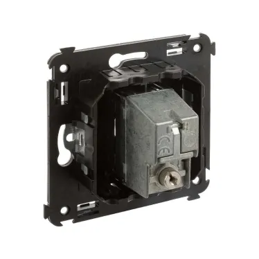 Avanti Розетка TV проходная в стену, , Черный матовый