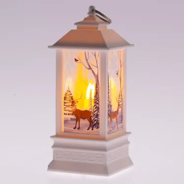 Новогодний декоративный светильник Сказочный лес  EGNDS-05   теплый белый, диодов , h 20 см, 3*ААА, IP20 | Б0051938 | ЭРА