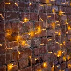 Гирлянда "Светодиодный Дождь" 2х1,5м, постоянное свечение, прозрачный провод, 230 В, диоды ЖЁЛТЫЕ, 192 LED | 235-301-6 | NEON-NIGHT