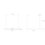 Светильник LED Geometria Block SPO-114-B-40K-036 36Вт 4000К 2800Лм IP40 1200х130х50 черный подвесной драйвер внутри