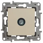 ETIKA Розетка телевизионная TV оконечная слоновая кость