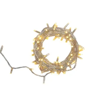 Гирлянда Нить 10м, эффект мерцания (каждый 5-ый), прозрачный ПВХ, 230В, цвет: ТЕПЛЫЙ БЕЛЫЙ | 305-286 | NEON-NIGHT