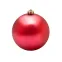 Елочная фигура «Шар» 15 см, цвет красный | 502-022 | NEON-NIGHT