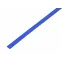Трубка термоусаживаемая ТУТ 5,0/2,5 мм синяя, 1 м