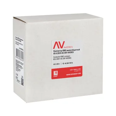 Контактор КМЭ 65А 400В АС EKF AVERES | ctr-s-70-00-400-av | EKF