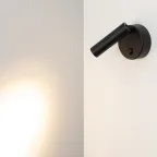 Светильник SP-BED-R90-3W Warm3000 (BK, 20 deg, 230V) (Arlight, IP20 Металл, 3 года) | 029634 | Arlight