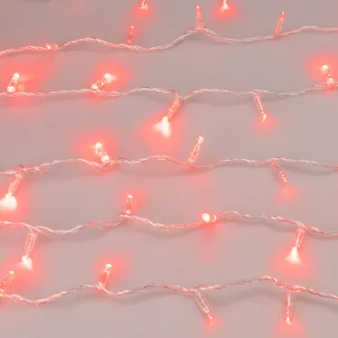 Светодиодная гирлянда ARD-STRING-CLASSIC-1000-CLEAR-100LED-PULSE Red (230V, 7W) (Ardecoled, IP65) | 031639 | Arlight