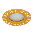 Светильник точечный встраиваемый Aluminium AL017 Круг. Золото/Хром, Gu5.3 | AL017 | Gauss