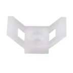 Площадка для крепления стяжки (ПС-2) 29x15 мм, белая, 100 шт,