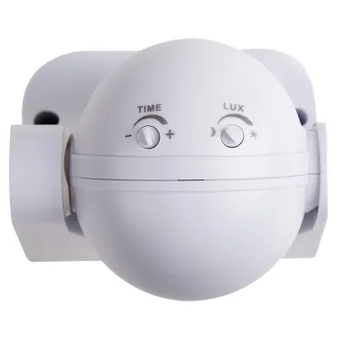 Датчик движения настенный ДДС 02, 180°, 1200 Вт, 10-2000 Лк, 12 м, 10-420 сек. IP44 | 11-9210 | REXANT