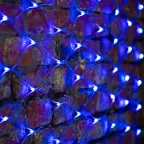 Гирлянда "Сеть" 2х1,5м, свечение с динамикой, прозрачный ПВХ, 288 LED, 230 В, цвет: Синий | 215-043 | NEON-NIGHT
