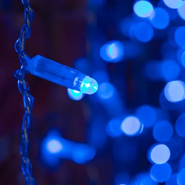 Гирлянда "Светодиодный Дождь" 2х1,5м, постоянное свечение, прозрачный провод, 230 В, диоды СИНИЕ, 192 LED | 235-303-6 | NEON-NIGHT