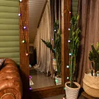 Гирлянда "Мультишарики" Ø30мм 5м, темно-зеленый ПВХ  25 диодов, цвет RGB | 303-569 | NEON-NIGHT