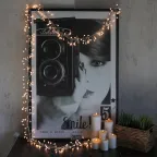 Гирлянда "Мишура LED"  3 м  прозрачный ПВХ, 288 диодов, цвет ТЕПЛЫЙ БЕЛЫЙ | 303-606 | NEON-NIGHT