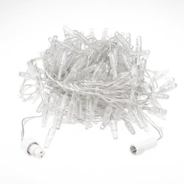 Гирлянда Кластер 10 м, 400 LED, прозрачный ПВХ, IP65, соединяемая, цвет свечения теплый белый | 303-646 | NEON-NIGHT